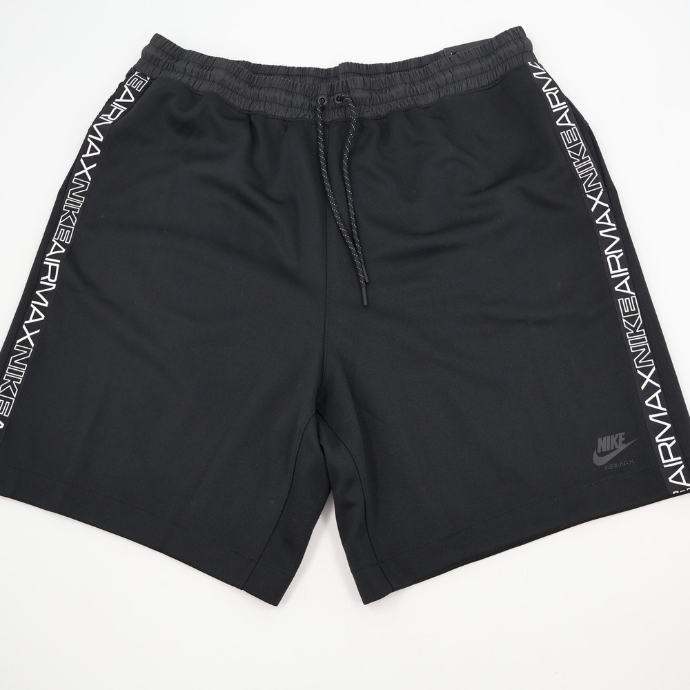 Nike Air Max Shorts Mens XXL Black Logo Tape Athletic Gym 886932-010 NEW